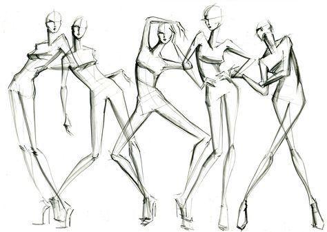 Plantillas base figurines de moda, poses de movimiento Mode Poses, Fashion Illustration Template, Silhouette Mode, Croquis Fashion, Fashion Figure Templates, Pencil Sketchbook, Fashion Illustration Poses, Fashion Model Sketch, Draw Fashion