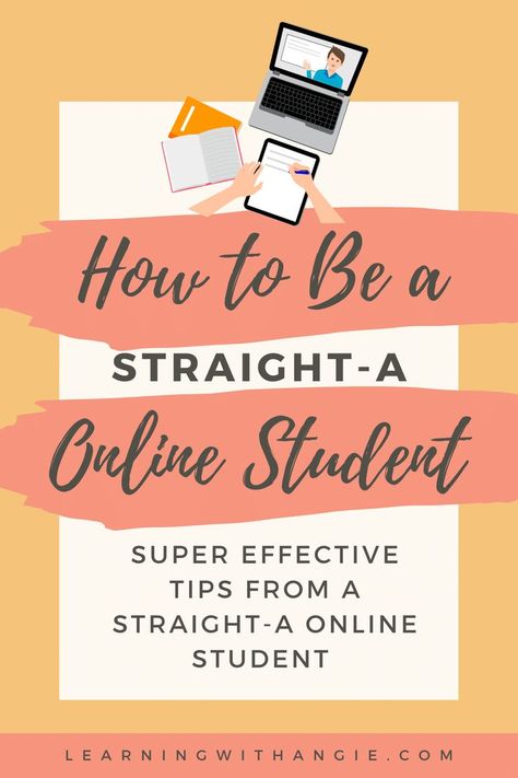 Degree Study Tips, How To Study Online Classes, Masters Degree Study Tips, How To Be A A Student, College Study Tips Online Classes, Online Class Tips, College Online Classes Tips, Online College Aesthetic, Online College Tips