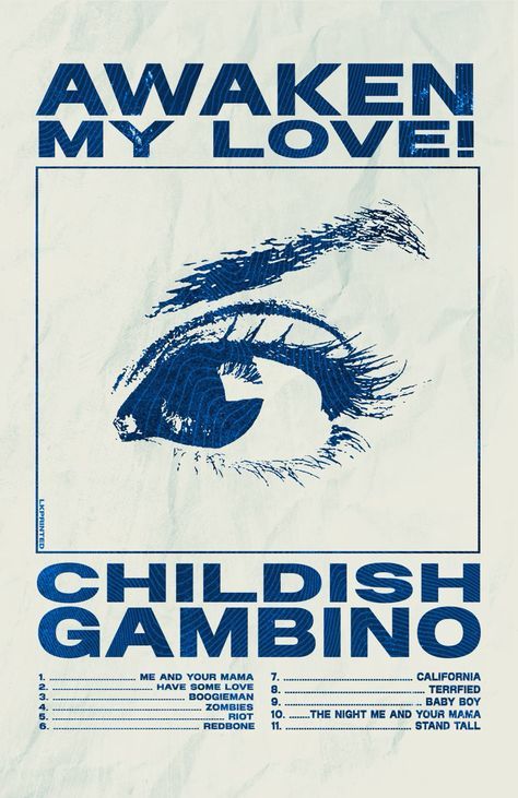 Blue Childish Gambino, Poster Prints Childish Gambino, Childish Gambino Aesthetic Poster, Love Posters Aesthetic, Posters Childish Gambino, Blue Graphic Design Poster, Aesthetic Blue Posters, Posters On Wall Bedroom Vintage, Cool Room Posters