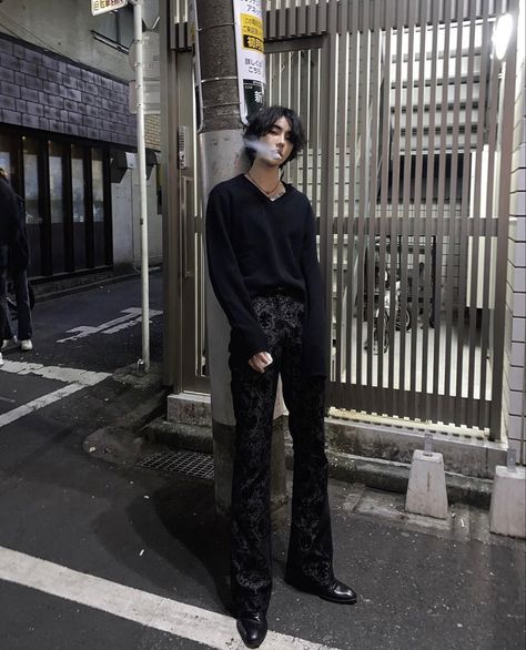 Edgy Outfits Men, Goth Fashion Men, Men Outfits Dressy, French Outfits, Boys Fits, Street Fashion Men Streetwear, Jersey Style, Future Outfit, Fashion Now