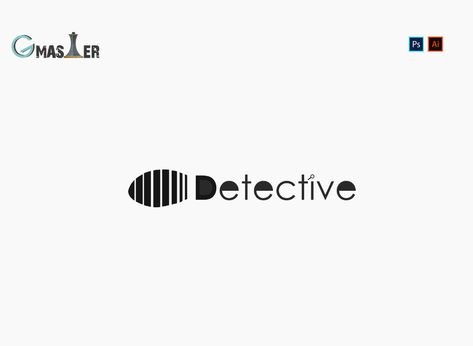 Logo Design- DETECTIVE by Joyanto Joy on Dribbble Detective Logo Design, Mystery Logo, Company Retreat, Brand Inspiration Board, Detective Series, Forensic Science, Detective Agency, Symbol Design, Restaurant Interior Design