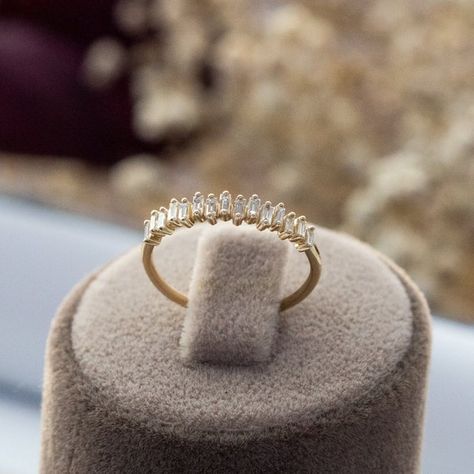 Baguette Diamond Ring, Gold Stacking Ring, Eternity Ring Gold, Baguette Diamond Rings, Baguette Ring, Diamond Solitaire Necklace, Half Eternity Ring, Gold Ring Stack, White Gold Necklaces