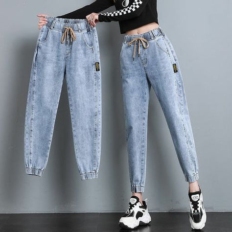 Harem Pants Vintage High Waist Jeans Woman Women's Jeans Ankle
 
€39.50 Straight Leggings, Cowboy Denim, Mama Jeans, Hipster Pants, Harem Jeans, Womens White Jeans, Best Jeans For Women, Elastic Waist Jeans, Denim Decor