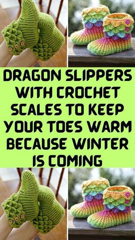 Crochet Scales, Dragon Slippers, Stitch Slippers, Quick Projects, Crocodile Stitch, Crochet Boots, News Reporter, Fairies Elves, In The Hospital