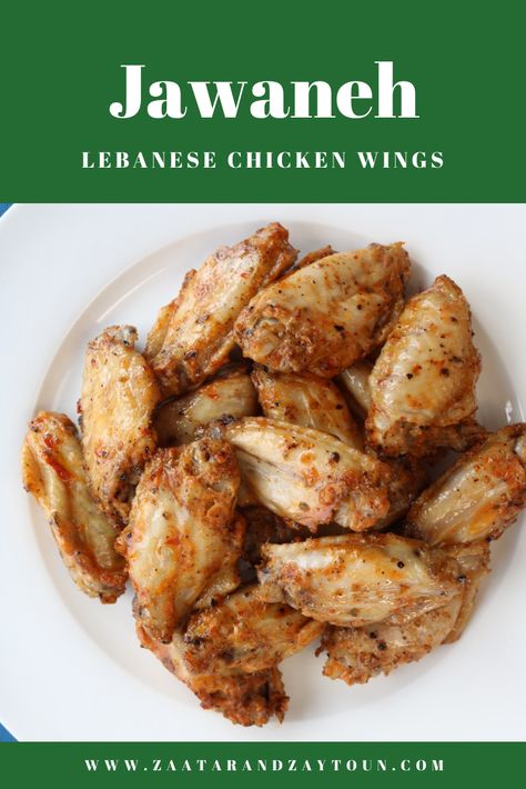 Lebanese chicken wings Lebanese Bbq Ideas, Middle Eastern Chicken Wings, Lebanese Chicken Wings, Lebanese Chicken Recipes, Lebanese Bbq, Quaint Kitchen, Arabic Restaurant, Lebanese Chicken, East Recipes