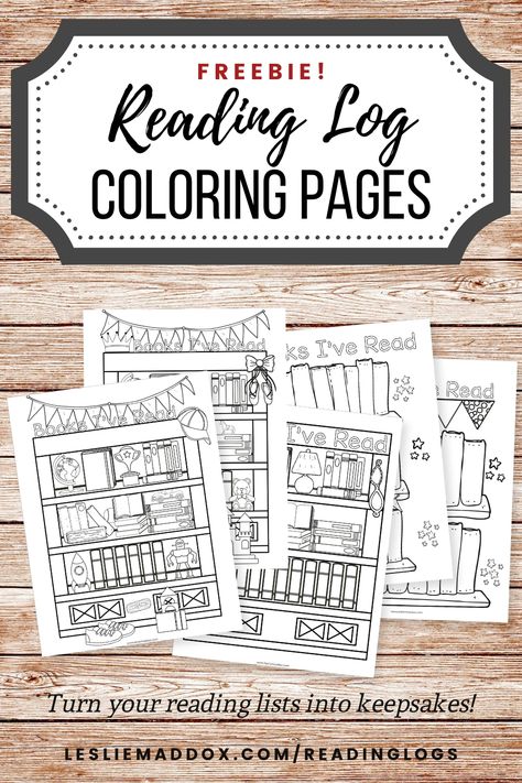 Free Coloring Reading Log Printable - Leslie Maddox Reading Motivation For Kids, Reading List Printable, Aesthetic Digital Planner, Reading Rewards, Reading Journal Printable, Reading Log Printable, To Do List Printable, Library Activities, Reading Logs