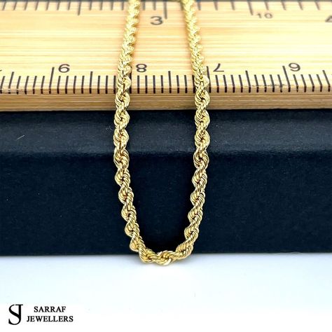 Check out 9ct Yellow Genuine Gold Twisted Rope Link Necklace 2MM 22 Inch Chain Brand New*, the latest item I added on eBay! #eBay #eBaySeller Fine Necklace, Buy Gold Jewelry, Silver Wedding Jewelry, Gold Rings Jewelry, Yellow Gold Necklace, Necklace Shop, Daisy Earrings, Chain Design, Jewelry Rings Diamond