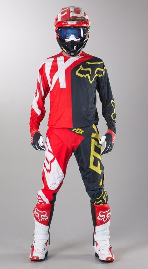 Dirt Bike Outfits, Motocross Outfit, Motocross Outfits, Bike Decals, Dirt Bike Gear, Bike Outfits, Motocross Gear, Sports Wear Fashion, Bike Leathers