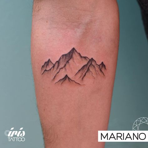 Zion Mountain Tattoo, Patagonia Tattoo, Rocky Mountain Tattoo, Border Tattoo, Small Mountain Tattoo, Stripe Tattoo, Mountain Range Tattoo, Crest Tattoo, Lake Tattoo