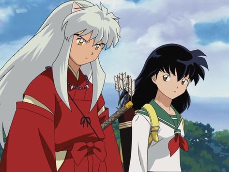 Inuyasha And Kagome, Inuyasha Love, Inuyasha Fan Art, Kagome And Inuyasha, Kagome Higurashi, Old Anime, Cowboy Bebop, Inuyasha, Light Novel