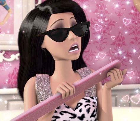 Barbie Raquelle, Uk Icon, Barbie Funny, Reaction Face, Barbie Life, Barbie Princess, Dessin Adorable, Cartoon Profile Pics, Barbie Movies