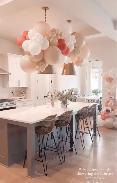 Ceiling Balloon Garland, Hanging Balloons From Ceiling, Balloons From Ceiling, Balloon Ceiling Decor, Ceiling Balloon Decorations, Balloon Ceiling Decorations, Ceiling Decor Ideas, Baloon Garland, Ceiling Balloons