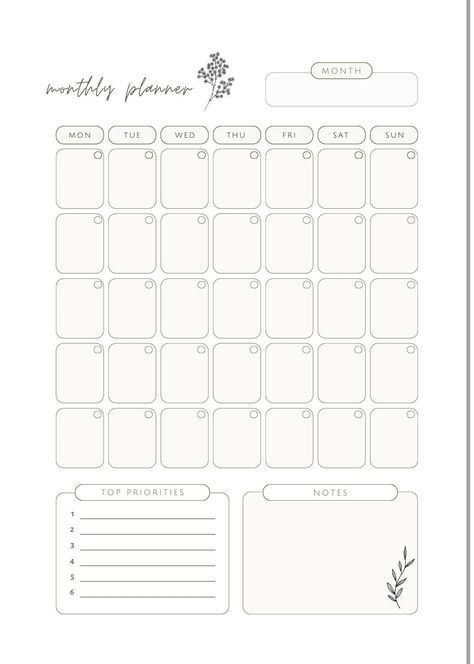 "Simple, neutral monthly calendar that you can print each month! Organize appointments, events, work schedule etc in the easiest way possible! - HOW TO PRINT *1. Log into your Etsy account. *2. Click the \"You\" tab. *3. Scroll and click \"Purchases and reviews\". *4. Find your purchase and click \"Download Files\". *5. Click \"Download\". *Nothing will be mailed to you, Print at home*" Cute Calendar Template 2024, Aesthetic Monthly Calendar, Cute Calendar Template, Month Calendar Printable, Blank Calendar Printable, Printable Calendar Design, Planner Monthly Layout, Calender Printables, Blank Calendar Pages