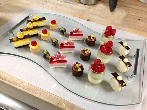 afternoon tea dessert! | Flickr - Photo Sharing! Afternoon Tea Desserts Petit Fours, French Plated Desserts, Asian Afternoon Tea, Tiramisu Plated Dessert, Afternoon Tea Cake Stand, Chocolate Pastry, Dessert Plating, Gourmet Desserts, Easy Cake Decorating