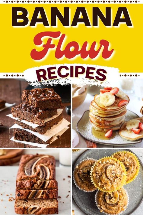 Banana Flour Recipes, Aip Bread, Flour Biscuits, Muffins Banana, Banana Flour, Chocolate Chip Blondies, Sweet Breakfast Treats, Gluten Free Ideas, Vegan Dark Chocolate