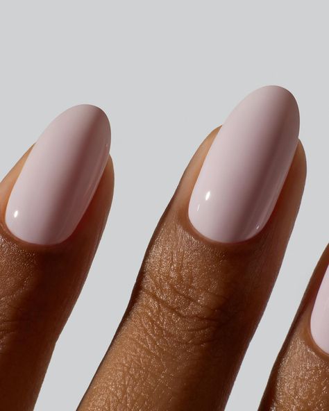 A creamy, white-based ultra light pink inspired by the drink that is simultaneously sweet, sexy and cleansing. Shade is HIBISCUS LATTE. Nail Inspo Light Colors, Light Milky Pink Nails, Nails Light Pink Design, White Light Pink Nails, Icy Pink Nails, White Pink Nail Color, Very Light Pink Nails, Light Pink White Nails, Light Baby Pink Nails