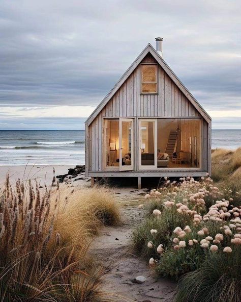 Cottage By The Sea, Wooden House, Weekend Vibes, Beach Cottages, Barn House, House Inspiration, Summer House, Future House, Small House