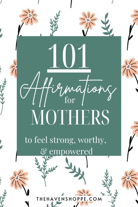 Hey, mama! You are doing an amazing job. Being a mother is sacred work and you deserve to carve out time for yourself every day, to nourish your soul. Today I’m sharing my favorite mom affirmations to remind you how incredible you truly are. Mom Affirmations Inspiration, Positive Mom Affirmations, Mother Affirmations, Mum Affirmations, Mama Affirmations, Mom Mantras, Mom Affirmations, Affirmations For Confidence, Nourish Your Soul