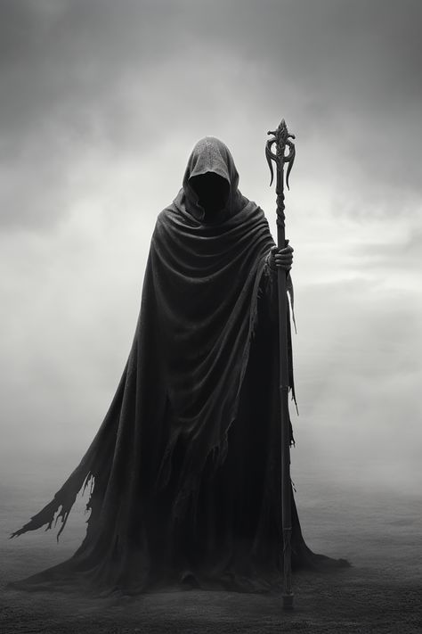 A dark ambient work depicting the motif of the Grim Reaper. Listen on Youtube! Grim Reaper Fantasy Art, Grim Reaper Photography, Reaper Aesthetic Dark, Grim Reaper Reference, Reaper Reference, Grim Reaper Character Design, Grim Reaper Aesthetic, Grim Reaper Cloak, Reaper Cloak