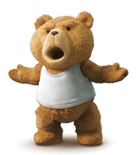 Ted Tattoo Bear, Ted Bear Funny, Ted Bear Movie, Funny Teddy Bear, Ted Bear, Forever Friends Bear, Bear Gif, Teddy Bear Clothes, Teddy Bear Design