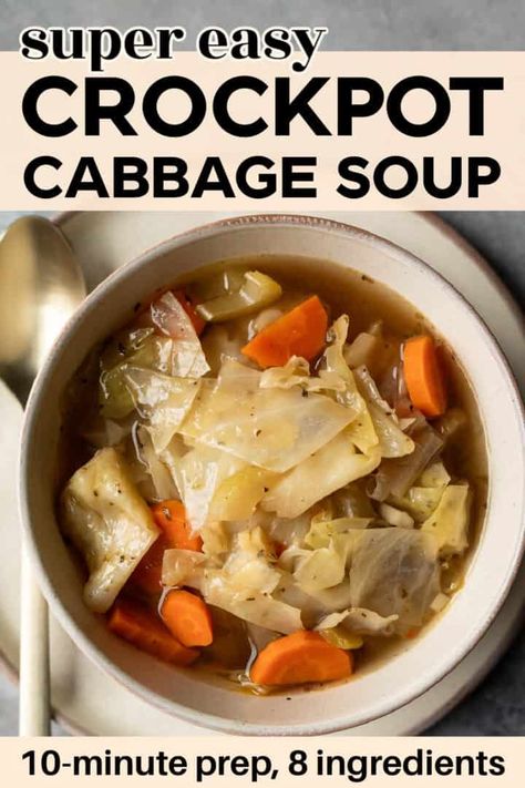 Crockpot Cabbage And Sausage Soup, Cabbage Soup With Beef Broth, Sausage Cabbage Soup Crockpot, Crock Pot Cabbage Soup Slow Cooker, Cabbage Turkey Soup, Ham And Cabbage Soup Crockpot, Beef Cabbage Soup Crockpot, Cabbage Stew Crockpot, Mediterranean Cabbage Soup