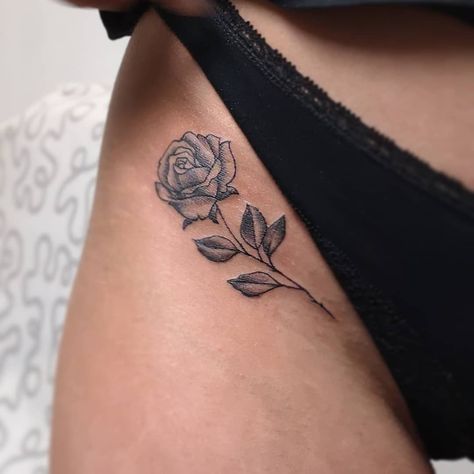 Milk Tattoo, Hips Tattoo, Rose Tattoo On Hip, Hip Tattoo Designs, Tattoo Hip, Hip Thigh Tattoos, Hip Tattoos, Hip Tattoos Women, Tattoos Women