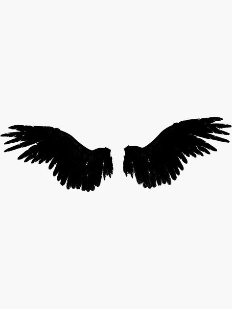 Supernatural Wings, Supernatural Angel Wings, Aesthetic Scenes, Wings Sticker, Supernatural Angels, Experimental Typography, Supernatural Tattoo, Angel Wings Tattoo, Wing Tattoo