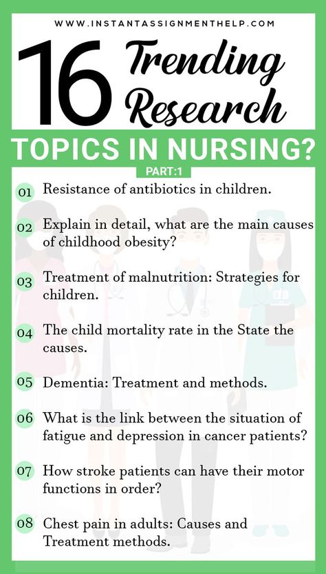 Trending topics for nursing, best nursing topics for assignments Nursing Research Topics, Research Topics, Nursing Courses, Nursing Research, Professional Nurse, College Advice, Medical School Essentials, Childhood Obesity, Writing Assignments