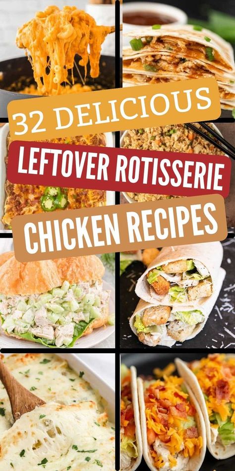 Rotisserie Chicken Uses, Leftover Rotisserie Chicken Recipes, Rotisserie Chicken Recipes Healthy, Crockpot Rotisserie Chicken, Leftover Chicken Recipes Easy, Rotisserie Chicken Recipes Leftover, Chicken Noodle Casserole Recipe, Using Rotisserie Chicken, Chicken Main Dish Recipes