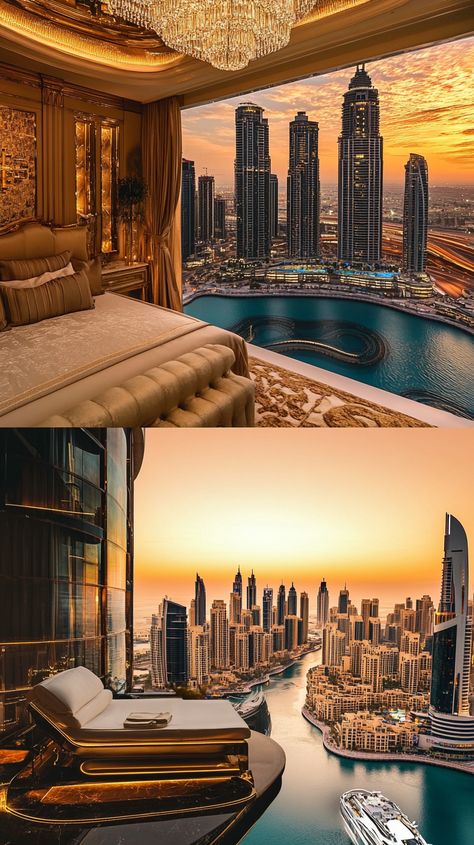 Experience a Leo glamorous getaway in Dubai: opulent hotels, golden sand dunes, luxury shopping, vibrant nightlife, and a stunning high-contrast cityscape. Astro Travel, Luxury Shopping, High Contrast, Sand Dunes, In Dubai, Night Life, Cityscape, Travel Destinations, Dubai