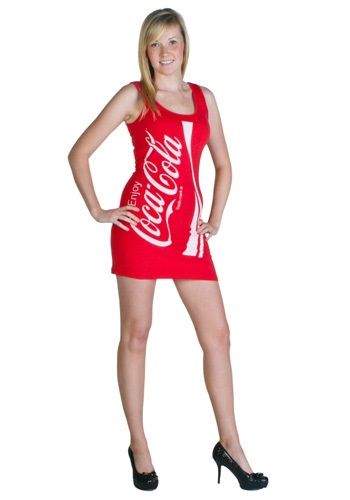 Coca Cola Tank Dress Coca Cola Dress, Coca Cola Poster, Couples Halloween Costumes, Ketchup And Mustard, Coca Cola Drink, Coca Cola Christmas, Always Coca Cola, Coca Cola Ad, World Of Coca Cola