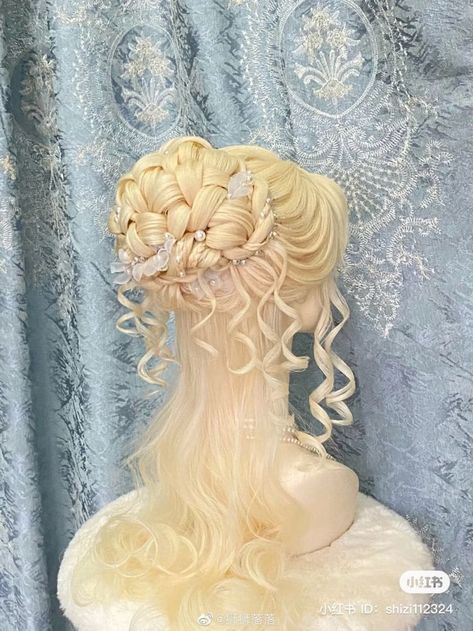 Victorian Hairstyles, Cosplay Hair, Princess Core, Fantasy Hair, Princess Hairstyles, Dream Wedding Ideas Dresses, Hair Reference, Style Aesthetic, Young And Beautiful