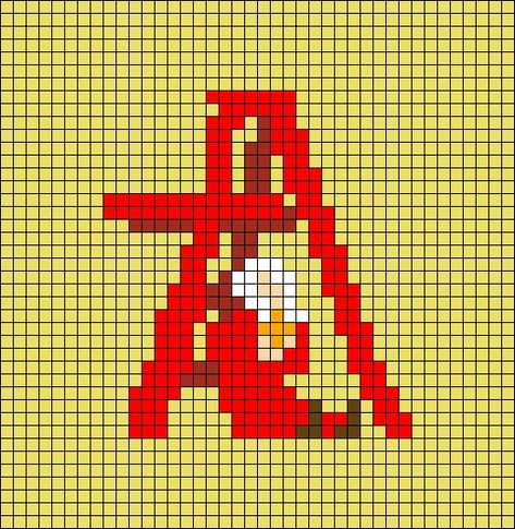 Billie Eilish Perler Bead Pattern, Graph Crochet, Pixel Art Templates, Pixel Art Grid, Graph Paper Art, Tapestry Crochet Patterns, Crochet Design Pattern, Diy Perler Beads, Crochet Quilt