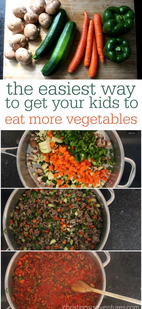 Veggies To Add To Spaghetti Sauce, Meat And Veggie Spaghetti Sauce, Spaghetti Sauce With Veggies, Healthy Spaghetti Sauce, Veggie Spaghetti Sauce, Easy Veggie Pasta, Recipes Sauces, Veggie Spaghetti, Smart Eating