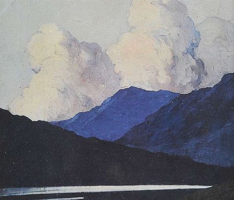 KILLARY HARBOUR by Paul Henry RHA at Ross's Online Art Auctions Kyffin Williams, Paul Henry, Painted Landscapes, Irish Travellers, Mammoth Mountain, Irish Art, Edgar Degas, Wedding Aesthetic, Jackson Pollock