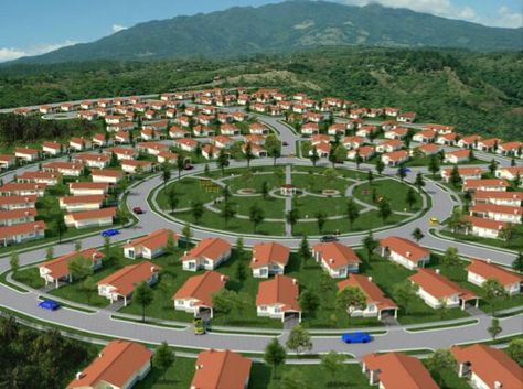 Gated Community Layout, Community Layout, Small House Communities, Burn Bridges, Community Planning, Castle Layout, House Community, Mystic Garden, American Village