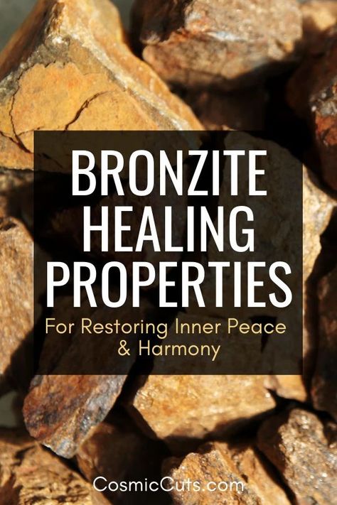 Bronzite healing properties are strong and highly beneficial. With this incredible stone, we can enjoy less stress and feel more grounded and secure on this earth. Read on to learn all about Bronzite meaning and properties. #bronzite #bronziteproperties #bronzitemeaning https://cosmiccuts.com/blogs/healing-stones-blog/bronzite-healing-properties Bronzite Crystal Meaning, Healing Crystals Decor, Healing Crystals Meanings, Healing Vibrations, Spiritual Crystals, Crystal Healing Stones, Mental Strength, Peace And Harmony, Tumbled Stones