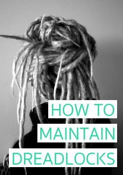 How to maintain dreadlocks to look clean, tidy and free of frizz! How To Clean Dreadlocks, How To Maintain Dreadlocks, How To Care For Dreadlocks, How To Style Dreadlocks, Half Head Dreads, Dreadlock Care, Dread Care, Dreads Diy, Dreadlocks Diy