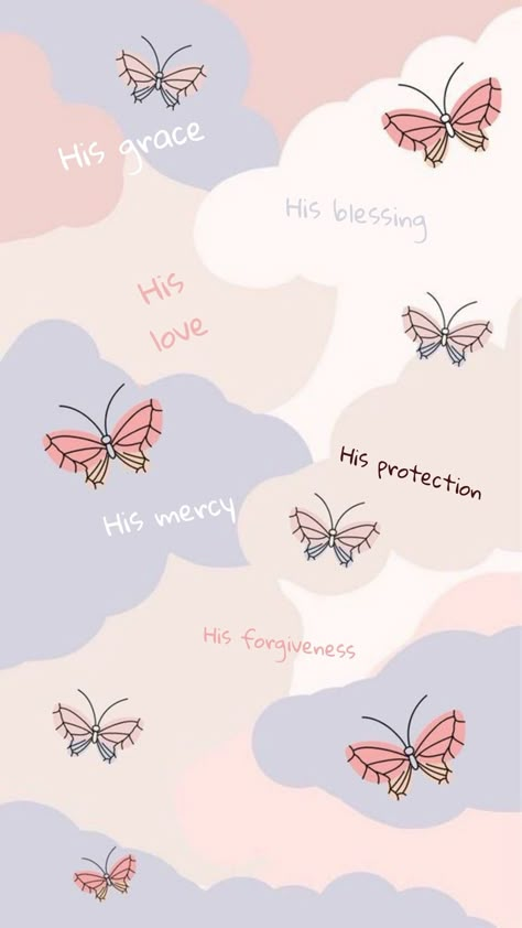 Christian Wallpaper Christian Pattern Wallpaper, Cute Butterfly Wallpaper Aesthetic, Pretty Christian Wallpaper Aesthetic, Christian Butterfly Wallpaper, Easter Phone Wallpaper Christian, Christian Easter Wallpaper Iphone, Pretty Iphone Wallpaper Lock Screen, Spring Bible Verse Wallpaper, Easter Christian Wallpaper