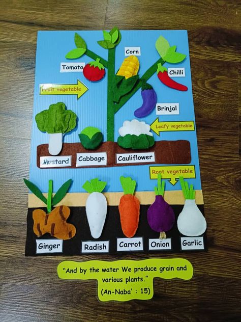 Vegetables poster by teacher Sarina Vegetable Chart For Preschool, Vegetable Projects For Kids, Plants Theme Board Ideas For Preschool, Vegetables Chart For Kids, Vegetable Chart For Kids, Vegetable Theme Preschool, Vegetable Art And Craft, Vegetables Activities For Preschool, Vegetables Activities For Kids