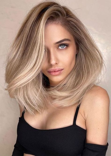 17 Lob Haircut Ideas 2024: Long, Short, Curly, Fine Hair, and More Short Curly Fine Hair, Curly Fine Hair, Curly Lob Haircut, Blonde Lob Hair, Long Lob Haircut, Lob Haircut Layered, Hair Colour Ideas, Blonde Ombre Balayage, Blonde Lob