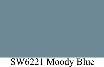 Sherwin Williams Moody Blue, Sunset Paint, Sherman Williams, Exterior Door Colors, Iridescent Summer, Front Door Paint, Zyla Colors, Painted House, Front Door Paint Colors