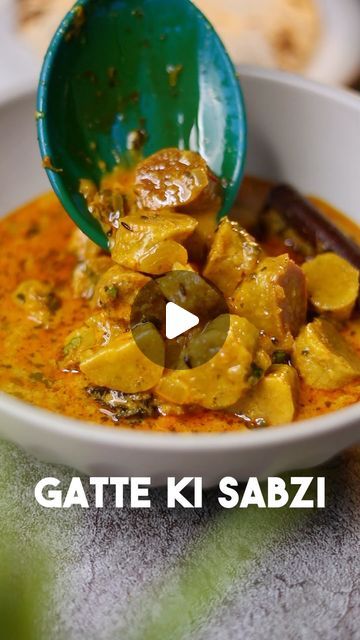 Besan Curry Recipe, Recipes With Besan Flour, Soyabin Sabji Recipe, Besan Sabji Recipe, Easy Sabji Indian Recipes, Gatte Sabzi, Besan Recipe Indian, High Protein Recipes Easy, Quick Sabzi Recipe