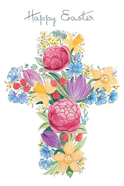 Victoria Nelson | Advocate Art Happy Easter Pictures, Valentines Watercolor, Easter Illustration, Easter Wallpaper, Easter Images, Easter Pictures, Easter Floral, Ayat Alkitab, Easter Colouring