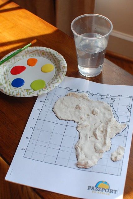 Geography Art Projects, Geography For Preschoolers, Social Studies For Preschool, Map Crafts For Kids, Geography Project Ideas, Activities For 4th Graders, Geography Crafts, Salt Dough Map, Geography Project