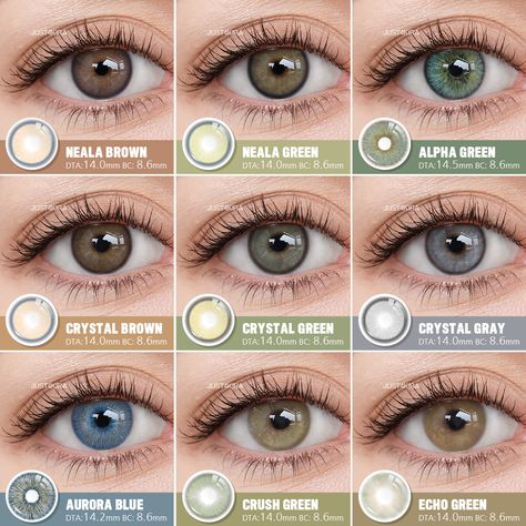 Unlock the allure in your eyes with our enchanting collection of lenses, tailor-made for small pupils. 👁️😼⁠💫 Let your gaze glow with captivating beauty, as each lens adds a touch of irresistible charm.⁠ ---- #just4kira #coloredcontacts Lens Colour For Fair Skin, Eye Colour Chart, Different Types Of Eye Colors, Eye Contact Colors Natural, Types Of Eye Colors, Contact Lenses For Filipina, Lenses For Indian Skin, Best Eye Lens Colour, Eyes Lenses Color