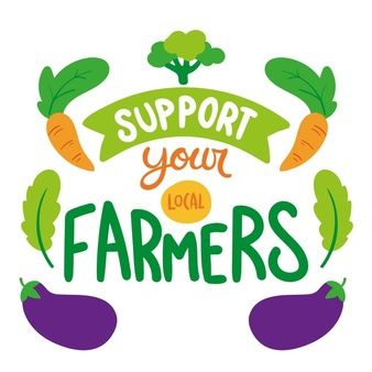 Fresh Logo, Support Local Farmers, Support Local, Motion Graphics, Premium Vector, Graphic Resources, Farmer, Vector Free, Motion