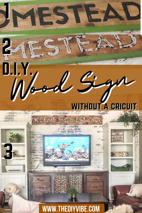 Rustic Signs Diy, Painted Letters On Wood, Chippy Paint Technique, Homestead Sign, Diy Painted Signs, Vintage Signs Diy, Making Signs On Wood, Rustic Wood Sign, Paint Techniques