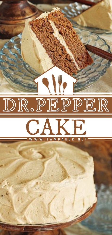 Poor Mans Cake, Dr Pepper Frosting Recipe, Funky Cake Flavors, Cola Cola Cake, Different Birthday Cake Flavors, Birthday Cake Not Cake, Dr Pepper Frosting, Cake For Cake Walk, The Best Cake Ever