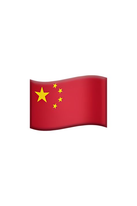 The emoji 🇨🇳 depicts the flag of China, which consists of a red background with five yellow stars arranged in a five-pointed pattern in the upper left corner. Flag Of China, Apple Emojis, Flag Emoji, Chinese Flag, Ios Emoji, China Flag, The Emoji, Copy Paste, The Flag